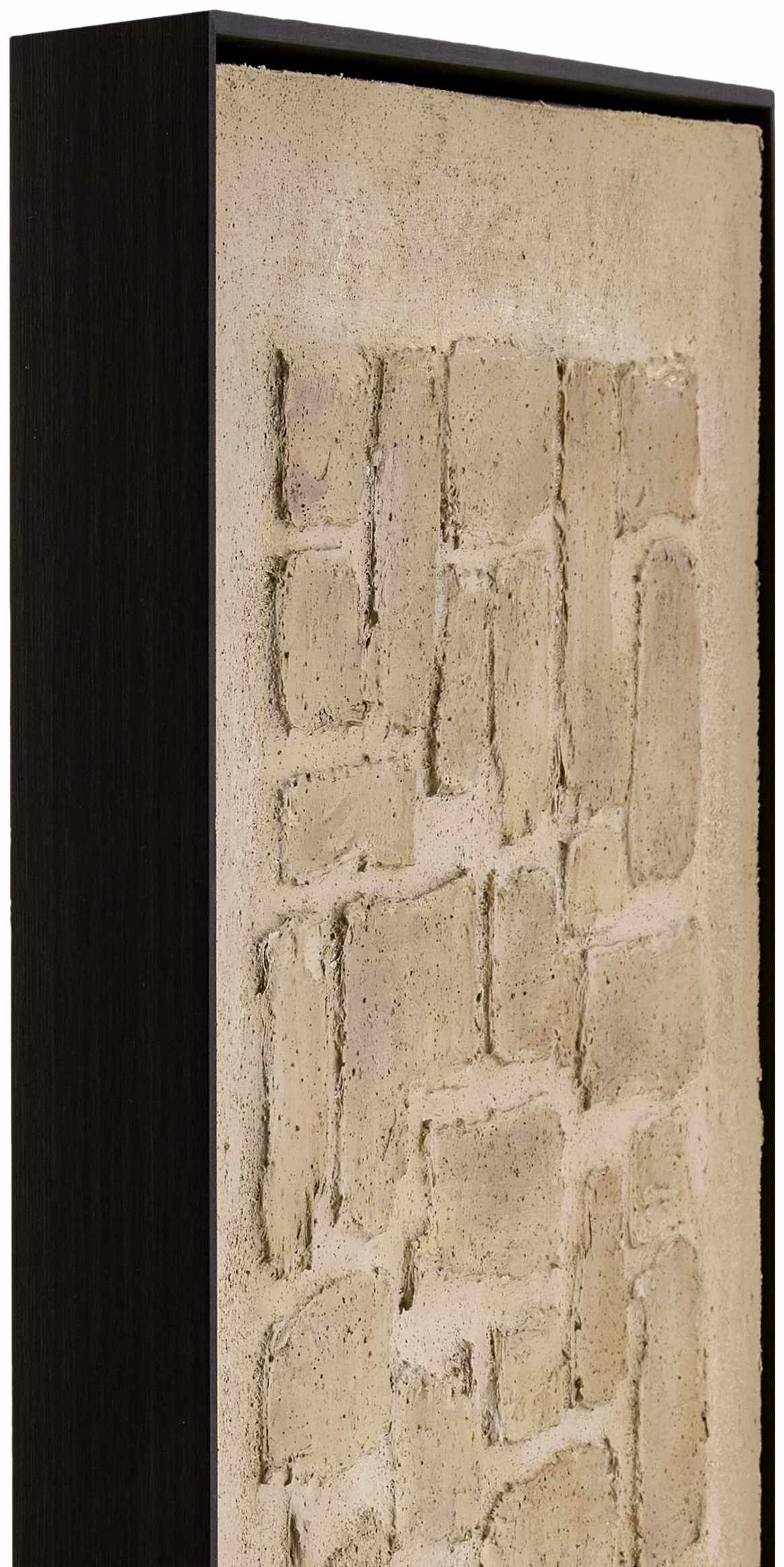 The Hoogeloon Textured Stone Canvas Wall Art, Tan, 32 x 24 in