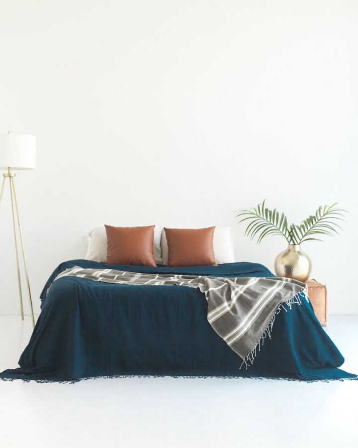 The Selah Hand-Woven Striped Cotton Throw