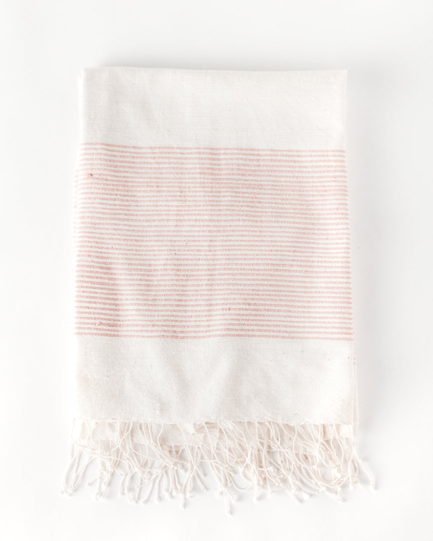 The Noa Hand-Woven Ribbed Cotton Throw